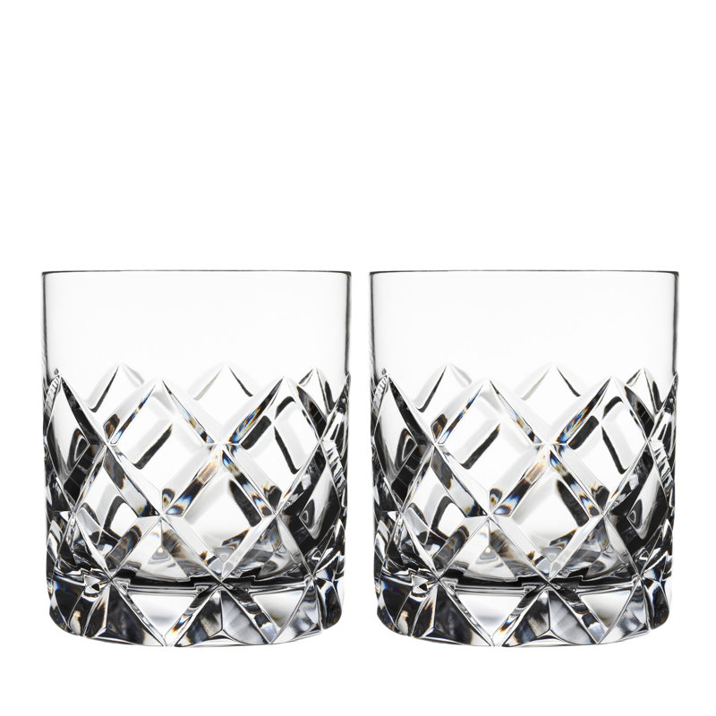 Orrefors Sofiero 8 oz. Crystal Whiskey Glass Perigold